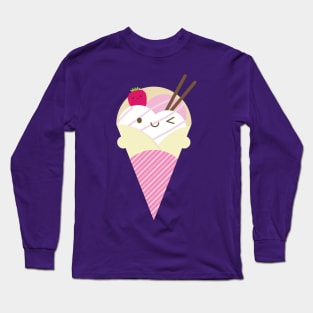 Kawaii Harajuku Crepe Long Sleeve T-Shirt